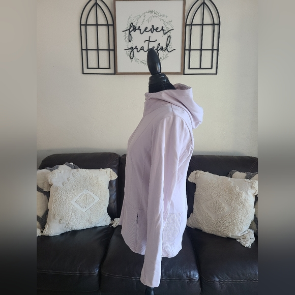 ATHLETA Women's Zip-Up Hoodie Sweater In Lavender Women's Size M - Picture 3 of 13